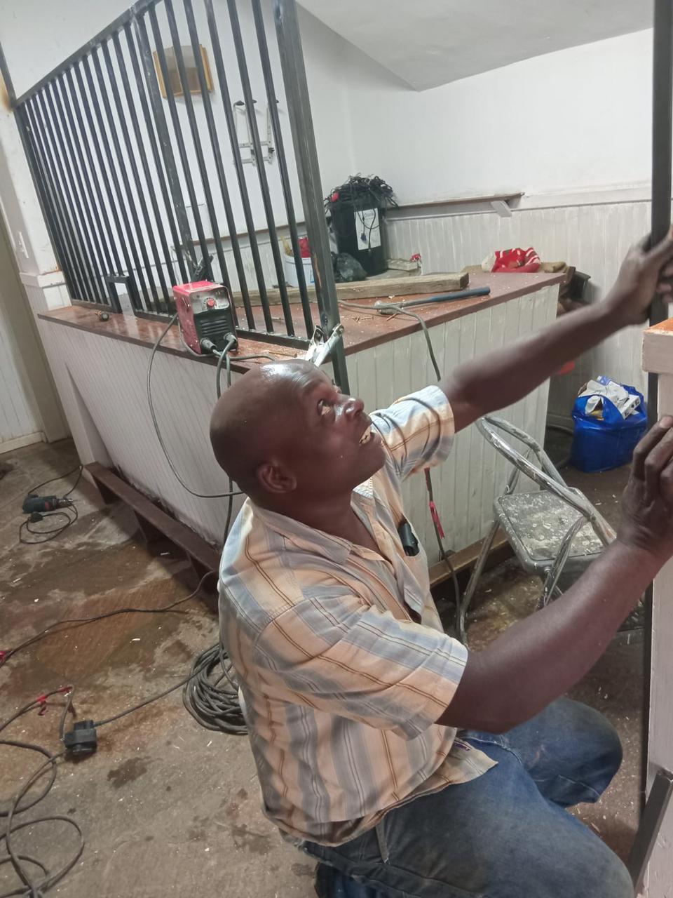 Steel fabrication detail