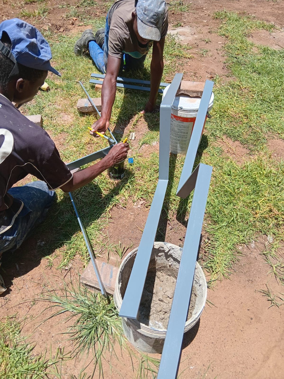 Driveway paving with herringbone bricks